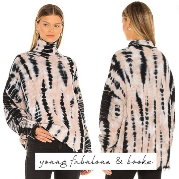 YOUNG FABULOUS & BROKE - CAMERON - women's turtleneck sweater - SIZE S/M - Picture 1 of 16